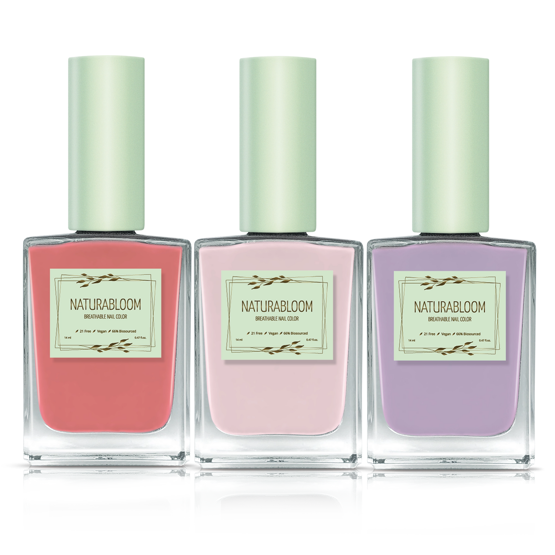 Pastel Nail Color Trio