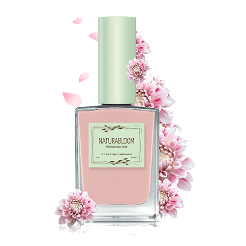 Breathable Vegan Nail Polish Pink Dahlia